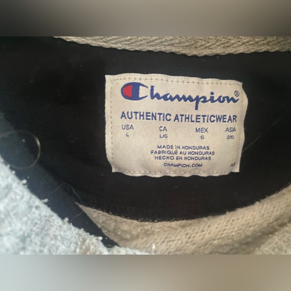 Champion grey sweatshirt hoody - Picture 6 of 7